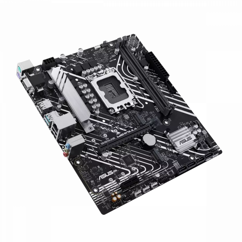 ASUS PRIME H610M-A R2.0 pagrindinė plokštė, LGA1700, Intel, M.2, SATA, micro-ATX