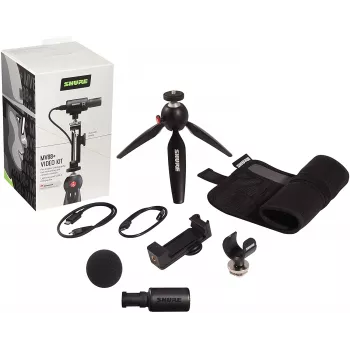 Shure MV88+ VIDEO KIT Black stalinis mikrofonas