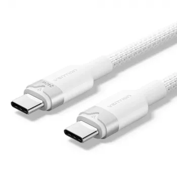 USB-C į USB-C 2.0 Vention PD 3.1 5A 240W 2m baltas laidas