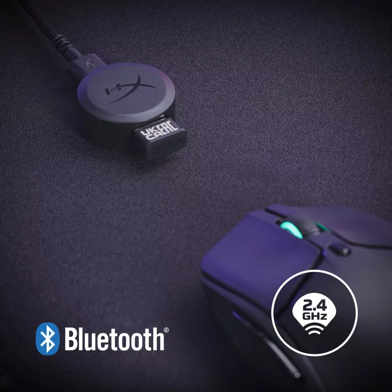 HyperX Pulsefire Haste 2 - Belaidė žaidimų pelė (Juoda)