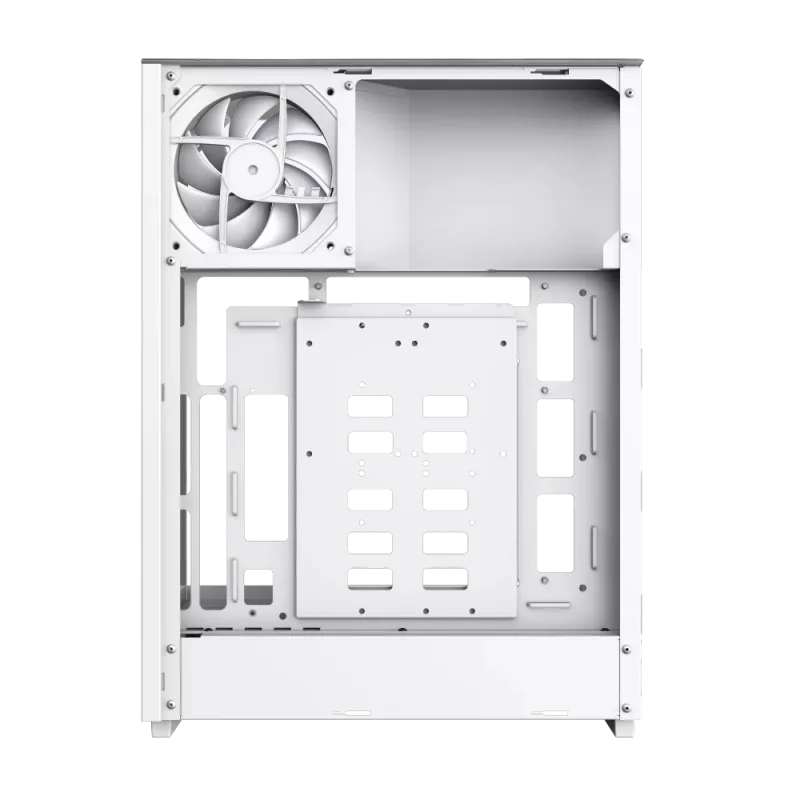 Gamemax T20 WH | Baltas M-ATX korpusas | Be maitinimo šaltinio