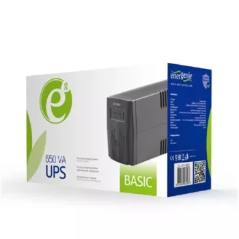 Gembird EG-UPS-B650 nepertraukiamo maitinimo šaltinis (UPS) Line-Interactive 0,65 kVA / 390 W