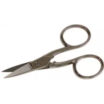 Manikiūrinės žirklės c.k tools C8060 90 mm nikeliuotos, tikslios nagų žirklės