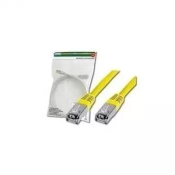 Tinklo kabelis Digitus CAT 5e SF/UTP Patch Cord RJ45 3 m geltonas