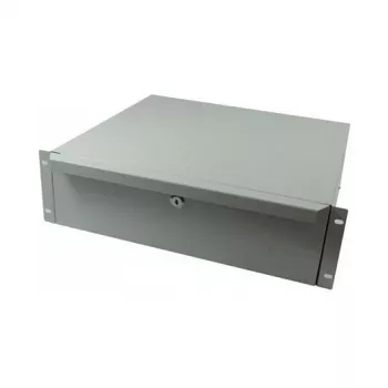 ALL-S0002060, stalčiaus modulis, pilkas, metalinis, 3U, 19 colių, 440 mm