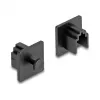 DeLOCK RJ10 Dust Cover Jack Grip 10 vnt. Juodi