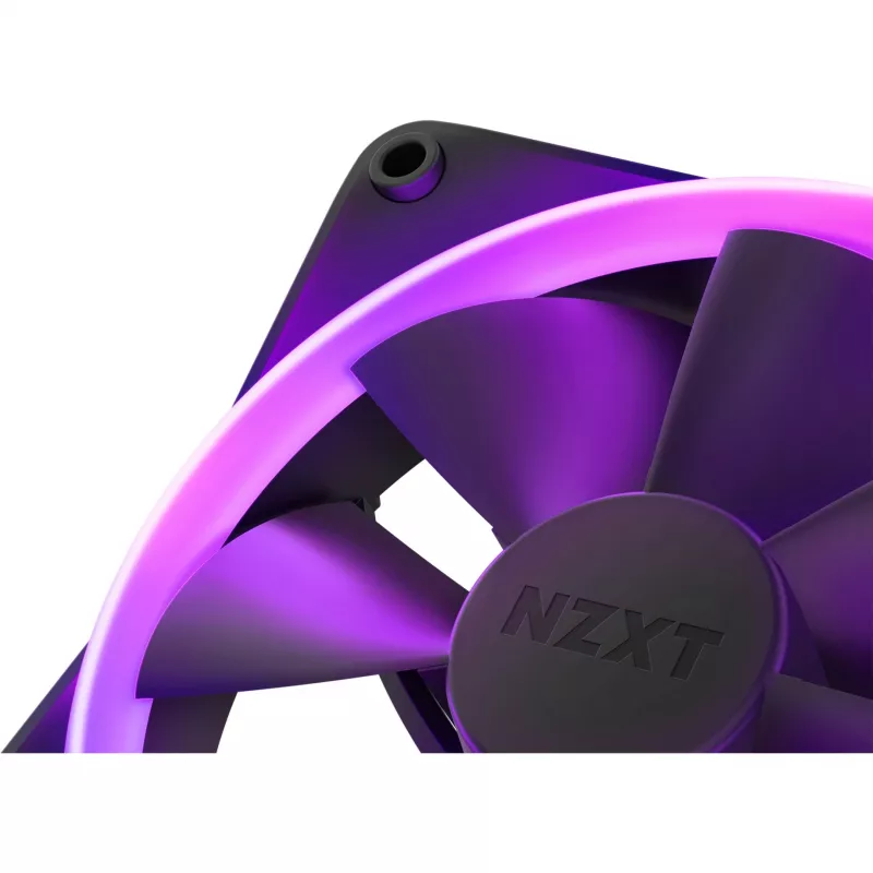 Ventiliatorių rinkinys NZXT F140 RGB DUO 14 cm Juodas 500-1800 RPM 2 vnt.
