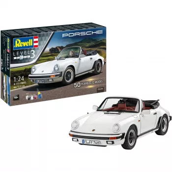 Lieto modelio automobilis REVELL 50 Years of Porsche 911 G-Model mastelis 1:24