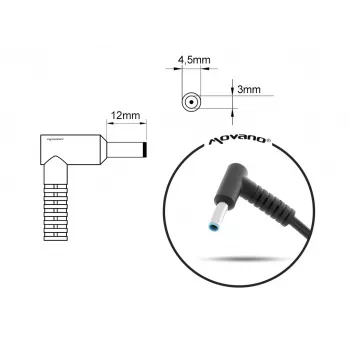 Maitinimo adapteris MITSU HP 19,5V 4,62A modelis 5ZM033 nešiojamiesiems kompiuteriams
