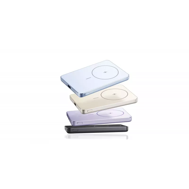 Nešiojamas įkroviklis Xiaomi PowerBank Super Slim Magnetic 5000, 5000 mAh, magnetinis fiksavimas
