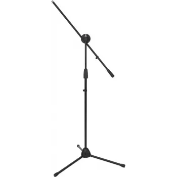 Mikrofono stovas Omnitronic MS-4 Pro su boom rankena, juodas