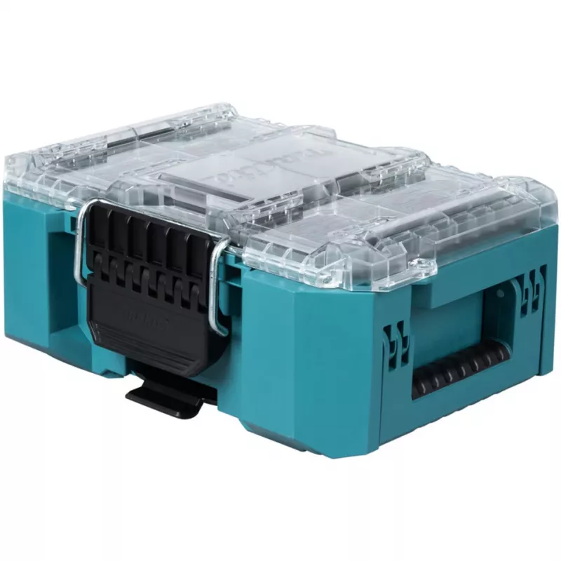 MAKTRAK Organizer compact, įrankių dėžė Mėlyna/permatoma, permatomas dangtis