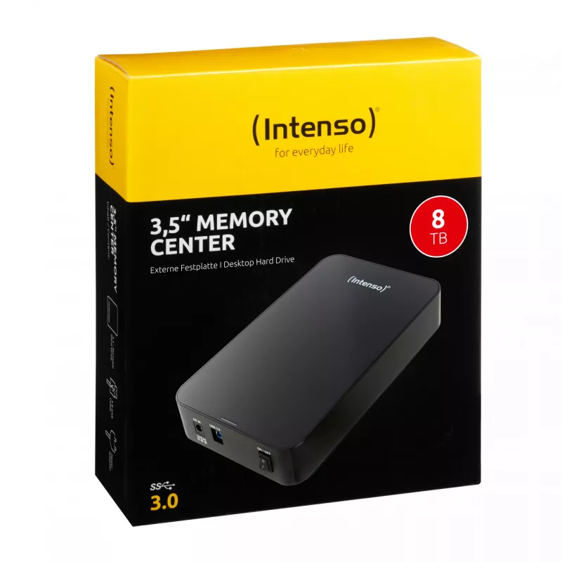 Išorinis kietasis diskas Intenso 8TB USB 3.2 3.5 colio