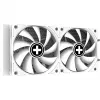 Skysčio aušintuvas XILENCE Performance A+ XC974 LQ240 White ARGB – 240 mm radiatorius, 300 W TDP, baltas, ARGB