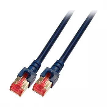 EFB-Elektronik RJ45 jungiamasis laidas Cat.6 S/FTP LSZH juodas 0,25m