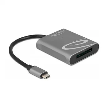 Card Reader DeLOCK 91741 USB 3.2 Gen 1 Type-C juodas pilkas