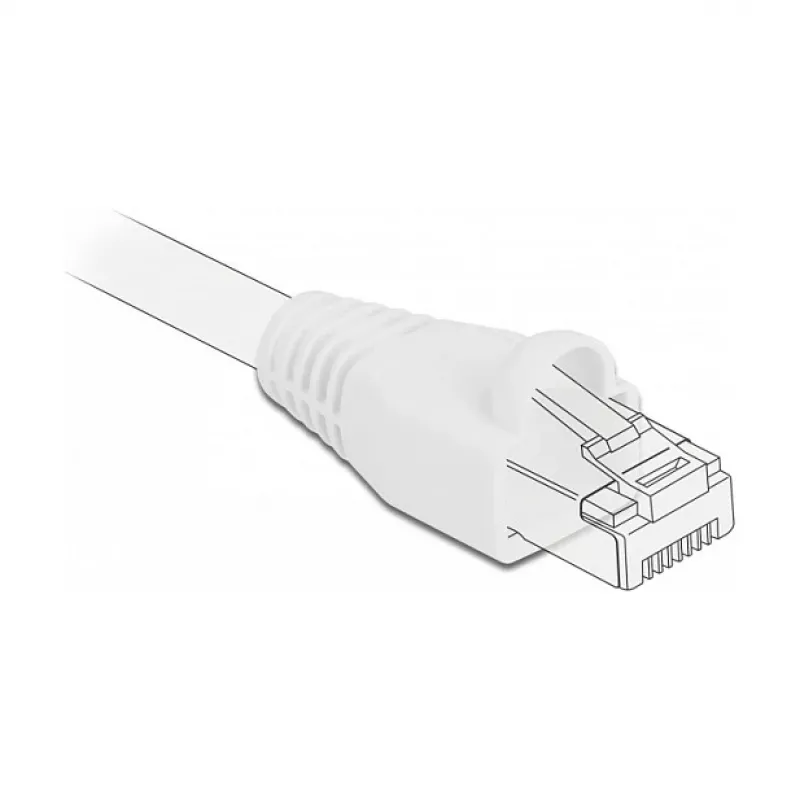 Apsauginis kabelio įvadas DeLOCK 86724 Baltas 20 vnt.