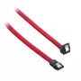 CableMod ModMesh SATA kabelis - Serial ATA 150/300/600 - SATA (M) stačiu kampu į SATA (M) - 60 cm - Raudonas (CM-CAB-RSAT-N60KR-R)