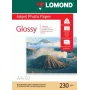 Lomond Photo Inkjet Popierius Blizgus 230 g/m² A4, 50 lapų
