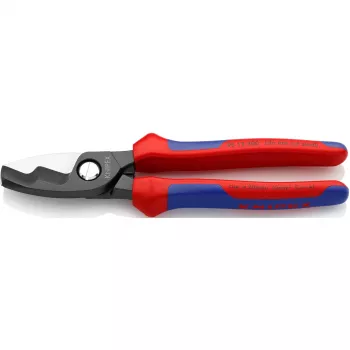 Knipex 95 12 200 kabelių pjaustytuvas su dviguba geležte, 200 mm