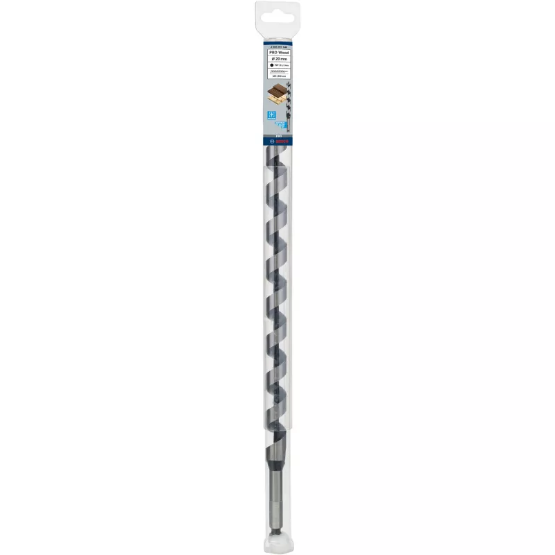 Sraigtinis grąžtas medienai Bosch PRO Wood 20 mm 1 vnt.