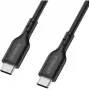 Otter Products OtterBox USB-C laidas, 24 kontaktų USB-C (vyriškas) į 24 kontaktų USB-C (vyriškas), USB 2.0, 3 A, 2,0 m, juodas (78-81357)