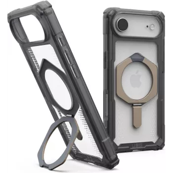 UAG Urban Armor Gear Plasma XTE MagSafe Kickstand Dėklas | Apple iPhone Air | pilkas (permatomas)/titanas | 114525113136 (114525113136)