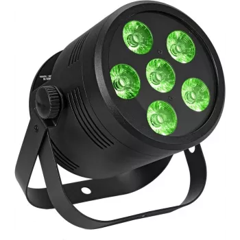 EUROLITE Silent Par 6 QCL Floor RGBW 6x4W, kompaktiškas grindinis LED par šviestuvas