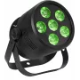 EUROLITE Silent Par 6 QCL Floor RGBW 6x4W, kompaktiškas grindinis LED par šviestuvas