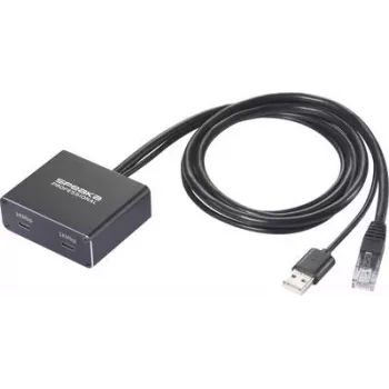 SpeaKa Professional SP-GNS-250 tinklo adapteris / hub'as 1 GBit/s USB-C®, RJ45 (SP-13595928)