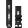 Garmin QuickFit 010-13393-00 juodai pilkas silikoninis dirželis 26 mm