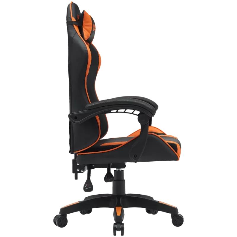 Žaidimų kėdė CANYON Core SGCH2 Juoda Oranžinė – ergonomiškas dizainas, reguliuojamas aukštis