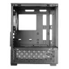 Mini bokso korpusas TACENS Mars Gaming MC-SE2 — Mini-ITX / Micro-ATX, juodas, šoninis langas, maitinimo šaltinis apačioje, palaiko 2x2,5 colio + 1x3,5 colio