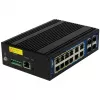 Valdomas komutatorius ALLNET ALL-SGI8016PM L2+/L3 12x Gigabit Ethernet PoE