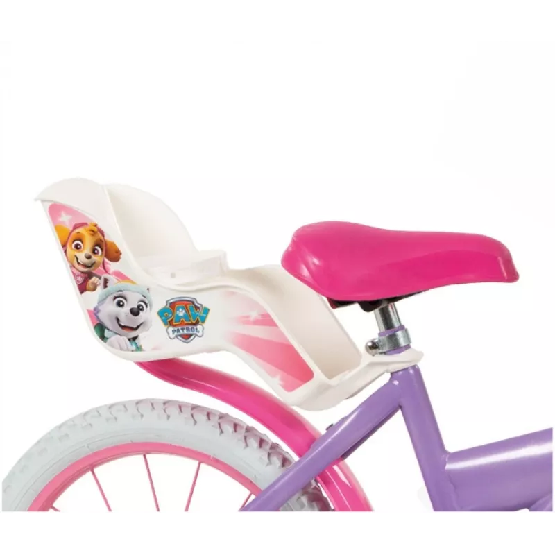 Vaikiškas dviratis 16 Paw Patrol Purple 1680 Mergaitėms TOIMSA