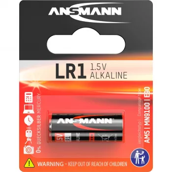 Vienkartinė baterija Ansmann 1,5 V šarminė LR1