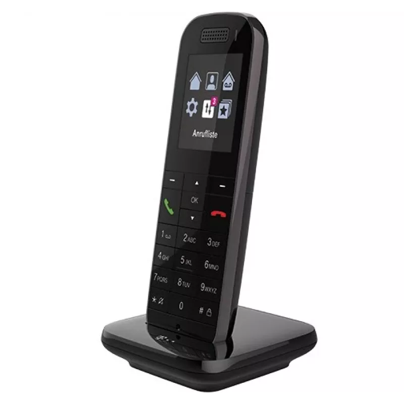 Telekom Speedphone 52 DECT belaidis telefonas su skambintojo ID, juodas