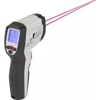 VOLTCRAFT IR 500-12D infraraudonųjų spindulių termometras, optika 12:1, -50 iki 500 °C, pirometras (1599563)