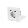 Apsauginis lizdas įleidžiamam montavimui Digitus DA-70613 su 2 USB prievadais