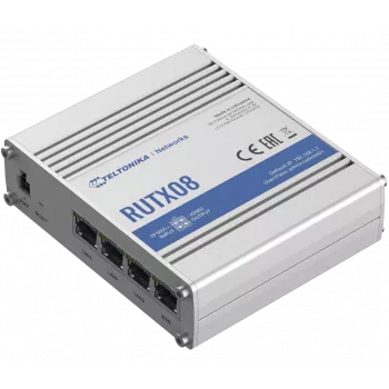 Teltonika RUTX08 laidinis maršrutizatorius Gigabit Ethernet Nerūdijantis plienas