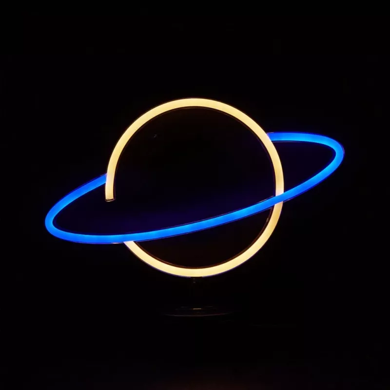 Manta SNL38BLT Stiliaus Neoninė Planeta LED dekoratyvinė lempa