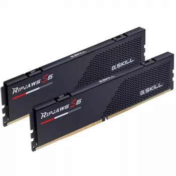 DIMM 64 GB DDR5-6000 (2x 32 GB) Dual-Kit, Arbeitsspeicher schwarz, F5-6000J3636F32GX2-RS5K, Ripjaws S5, INTEL XMP