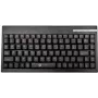 Laidinė USB klaviatūra GETT CleanType Easy Basic Compact – QWERTZ vokiškas išdėstymas, juoda