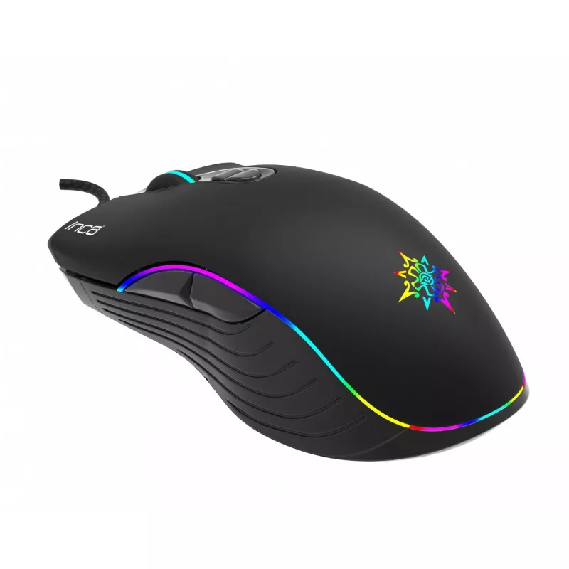 INCA Gaming Mouse IMG-GT15 4800 DPI. RGB. 7 mygtukai. USB. Mažmeninė pakuotė