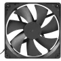 Alphacool Core 140 mm PWM korpuso ventiliatorius 2500 aps./min. juodas