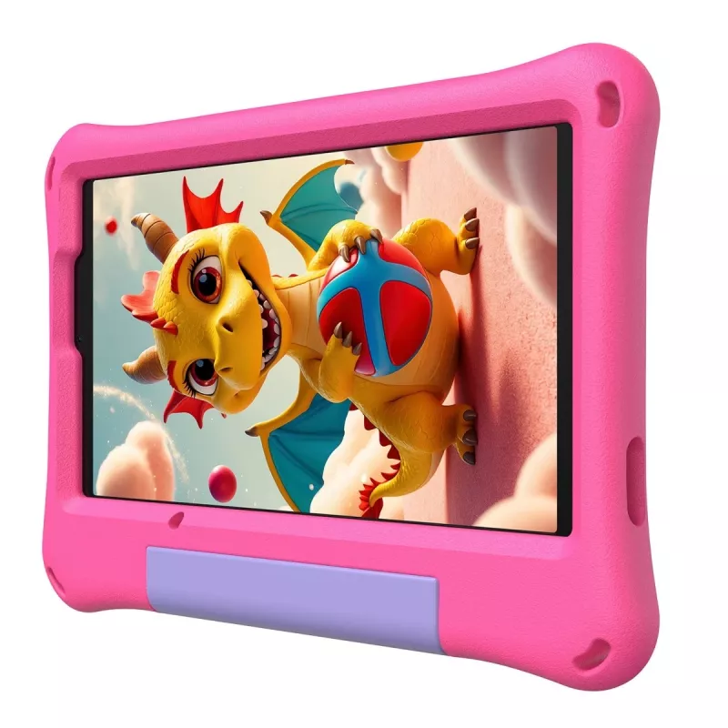 Planšetinis kompiuteris vaikams UleFone Tab A9 Pro Kids, 4 GB RAM, 128 GB atminties, LTE, rožinė