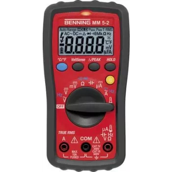 BENNING Multimetras MM 5-2 (044071) 0,0001-600 V AC/DC 0,001-10 A AC