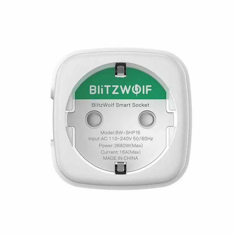 BlitzWolf BW-SHP15 ZigBee 3680W įmontuojamas protingas kištukinis lizdas