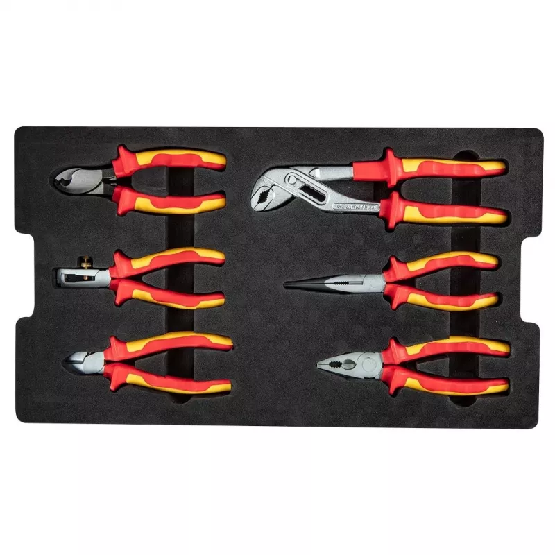 Neo Tools elektriko serviso dėžė 52 vnt. 22 tvirtame korpuse