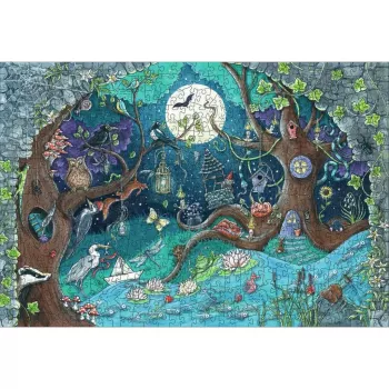 Medinis dėlionė „Fantasy Forest“ (505 dalių)
